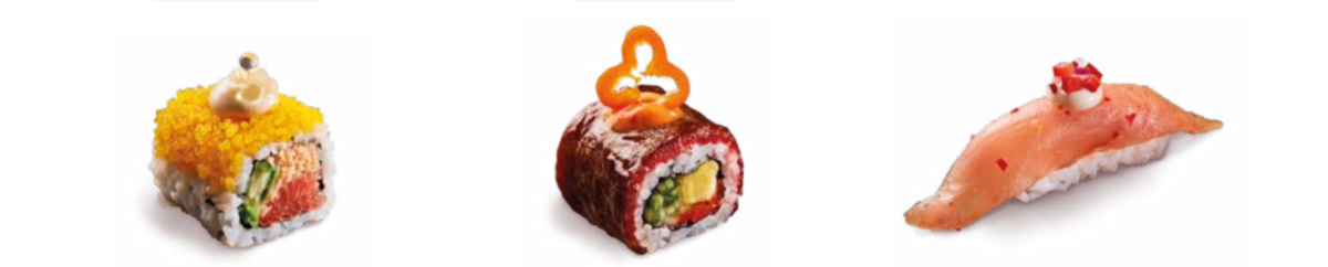 côté sushi - créations inédites de la Verano Box