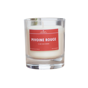 Bougie Parfum Pivoine rouge - 190g