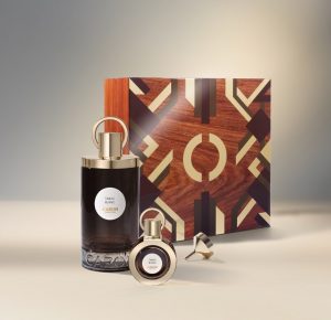 Image représentant les parfums de la marque CARON dans le coffret se nommant les beaux tabacs