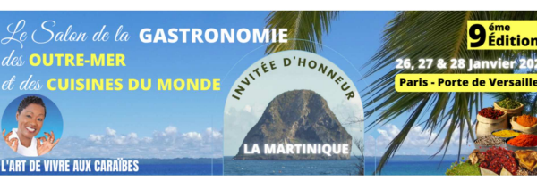 26 au 28 janvier 2024, la Porte de Versailles à Paris sera le lieu d'accueil de la 9e édition du Salon de la Gastronomie des Outre-mer et de la Francophonie, connu sous le nom de SAGASDOM.