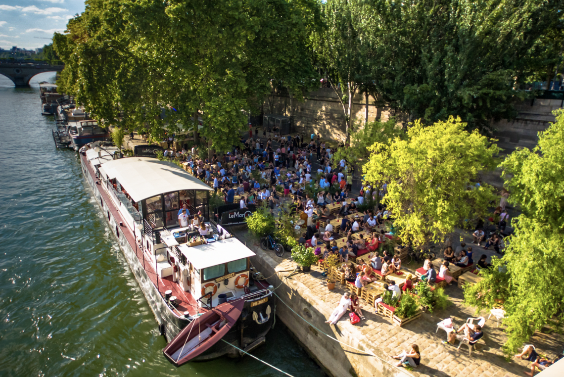 Péniche Marcounet - Restaurant