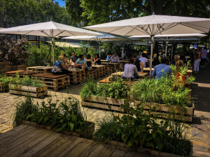 Terrasse Péniche Marcounet - Restaurant