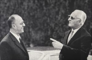 Charles Pozzi et Enzo Ferrari ensemble
