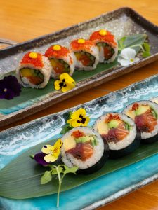 Yakuza au Vendome plat de sushi 