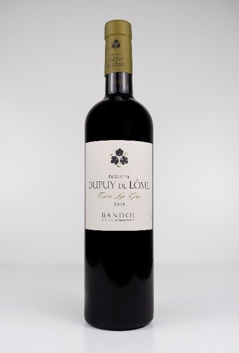 Bouteille de vin rouge de Dupuy de Lôme.