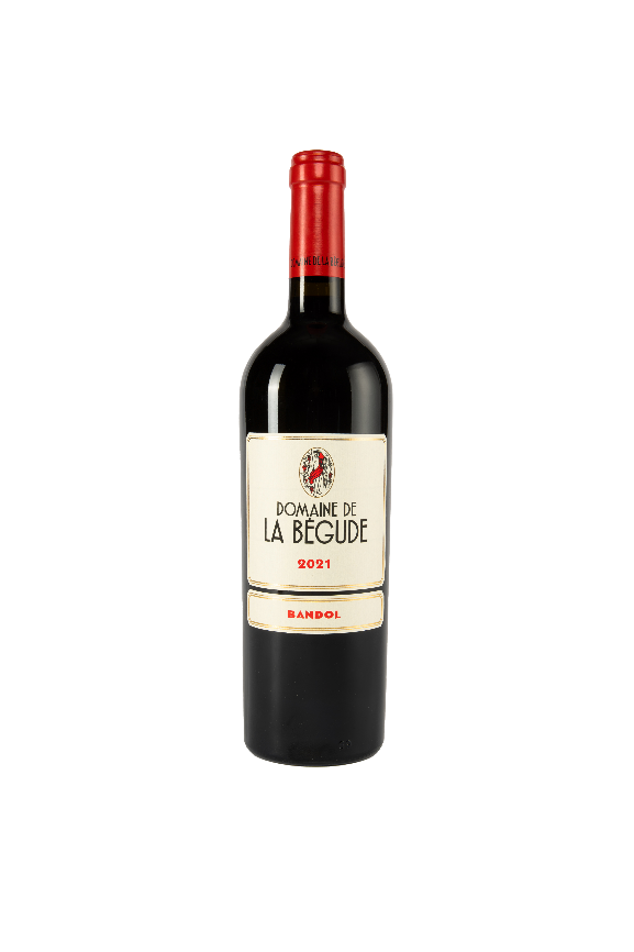 Bouteille de vin rouge du Domaine de la bégude