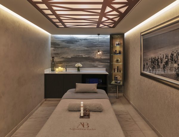 Spa et étendue des soins à l'intérieur.