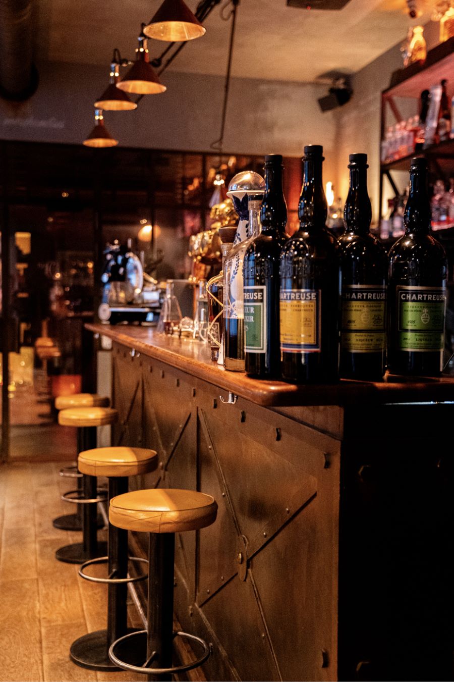 Image du bar du speakeasy.