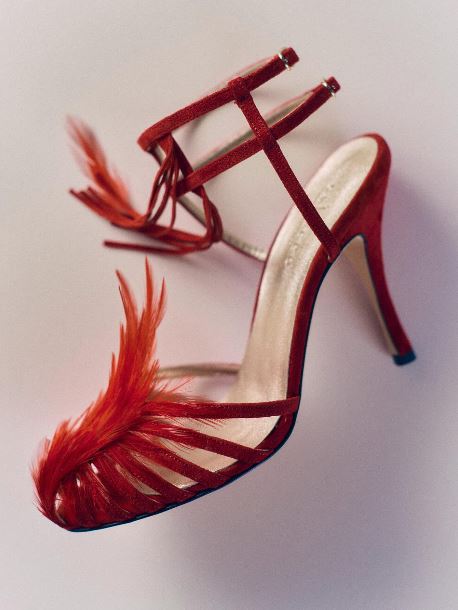 Soulier rouge Paon Paon Soulier rouge Paon Paon
