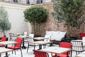 terrasse calme et élégante du 99 Haussmann