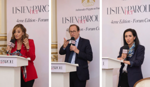 Les 3 personnalités politiques prononcent leur discours lors de la cérémonie d'ouverture du forum
