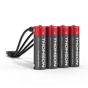 Piles Thomson rechargeables en lignes et branchés pr un cable USBC