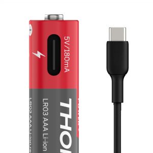 Pile Thomson rechargeable avec cable USBC