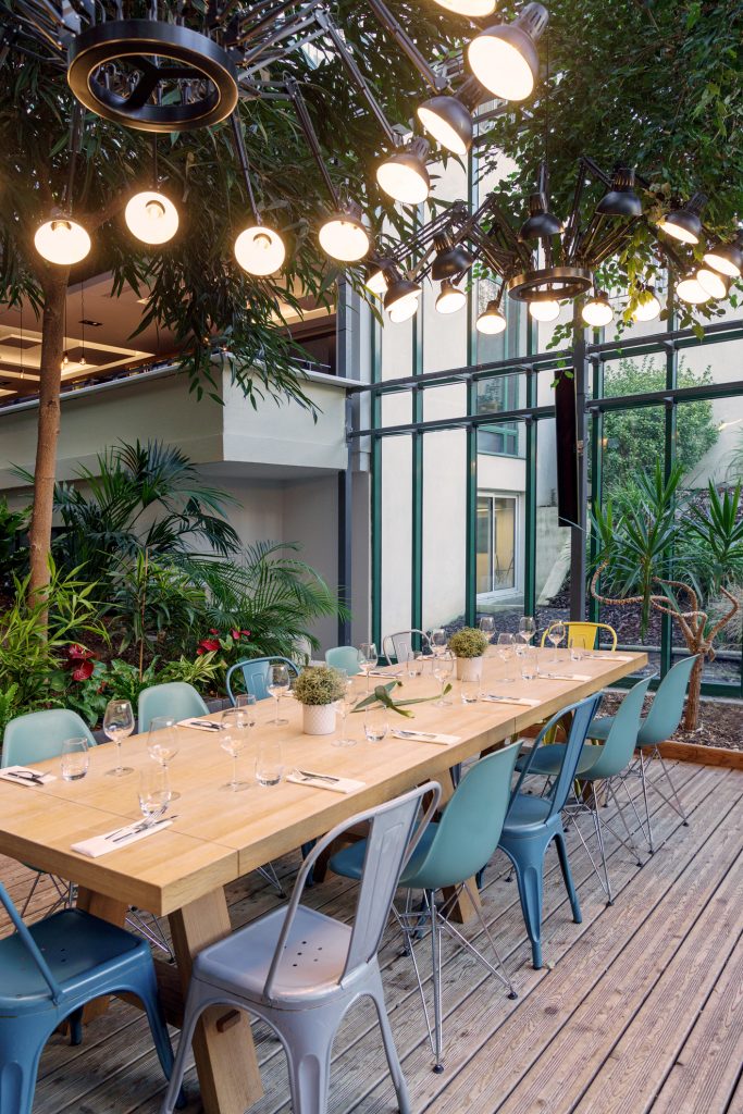 Terrasse couverte verrière Le George