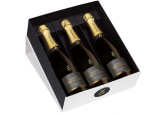 La Solera 9.1, 9.2, et 9.3 Champagne Castelnau en boîte