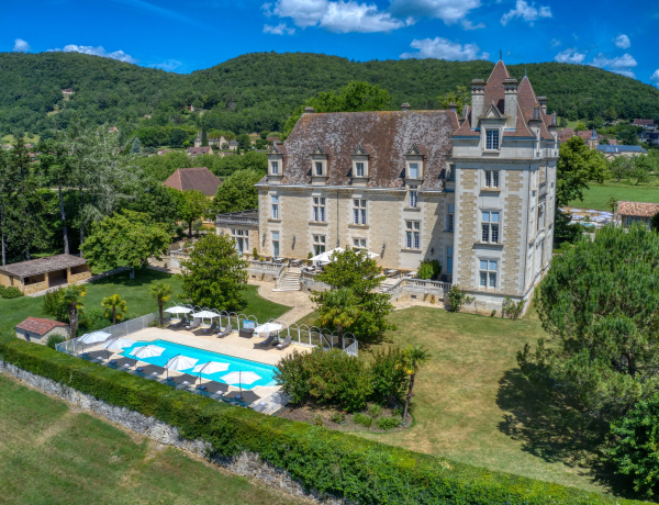 le Domaine de Monrecour vue de dessus