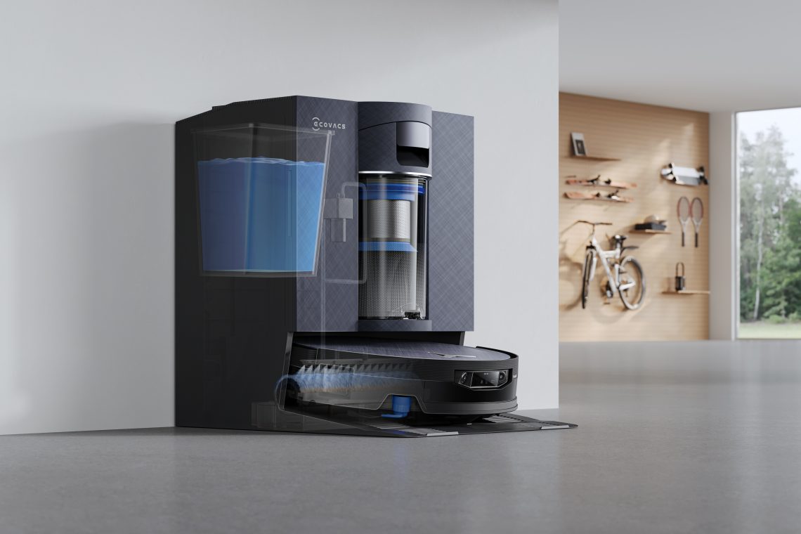 DEEBOT X12 dan le dock de chargement