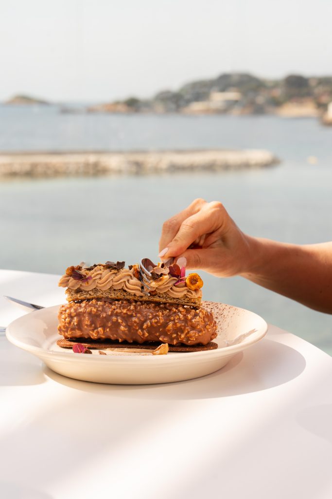 restaurant étoilé Bandol vue Méditerranée