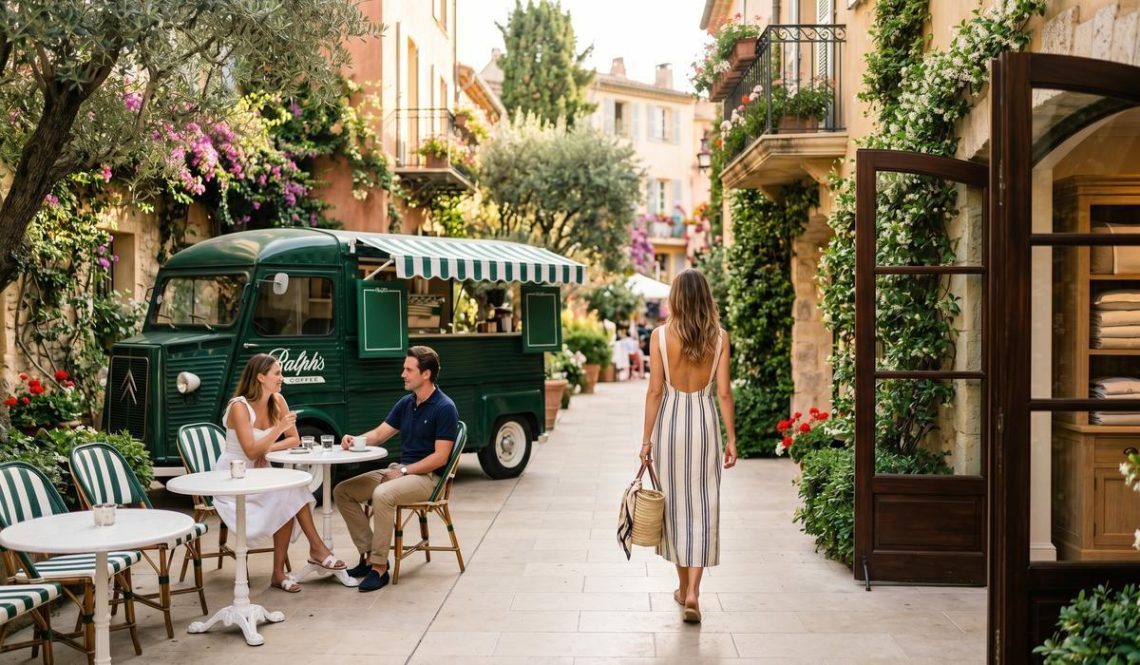 FreshMagazine - Ralph Lauren s'installe à Saint-Tropez en 2026 avec une surprise café nichée dans sa cour intérieure