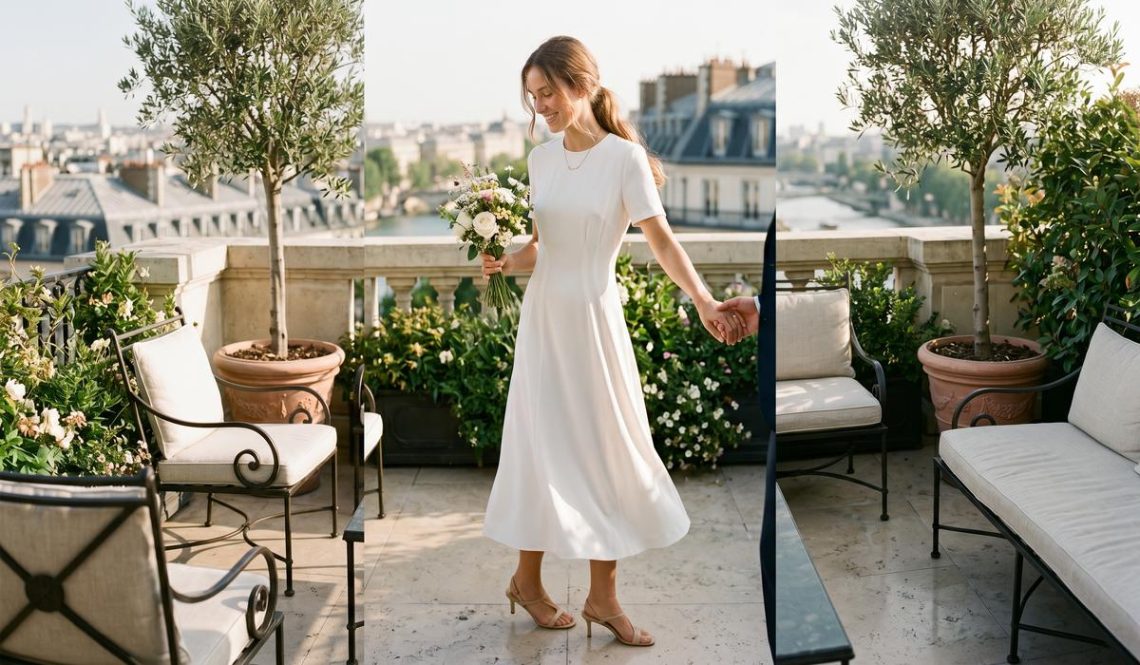 FreshMagazine - Fini la robe de mariée princesse : cette robe Mango à 114,99 € s'impose pour le civil cet été