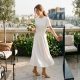 FreshMagazine - Fini la robe de mariée princesse : cette robe Mango à 114,99 € s'impose pour le civil cet été