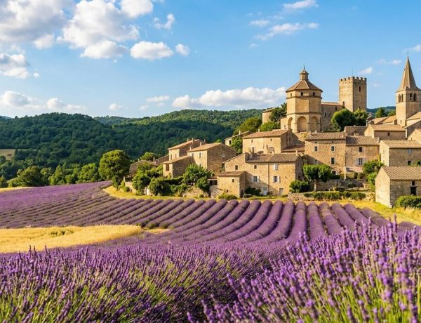 FrenchMag - Ce village médiéval de la Drôme cerné de lavandes cache l'un des plus beaux pigeonniers de Provence
