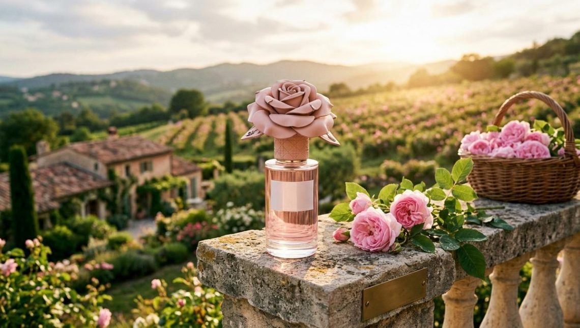 FrenchMag - Ce flacon Dior coiffé d'une rose en cuir d'agneau réinvente l'art du parfum d'exception