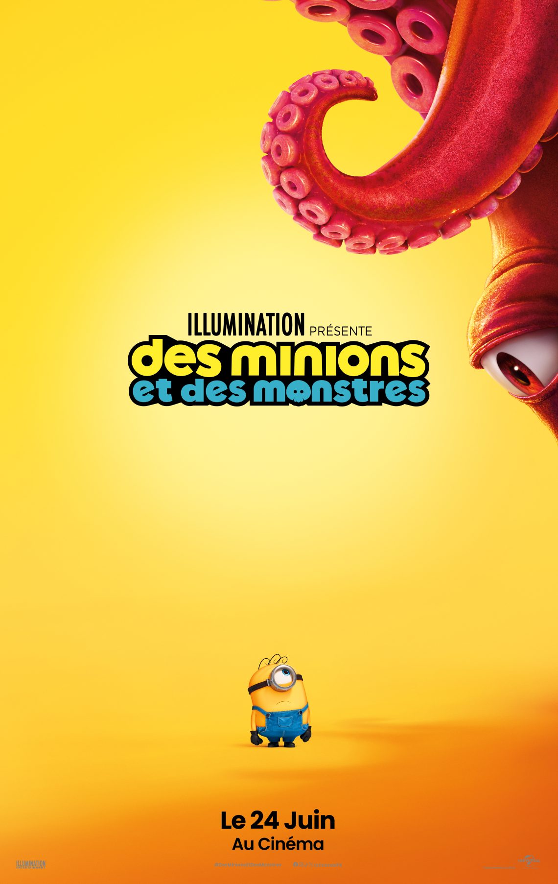 Affiche film Des Minions et des monstres