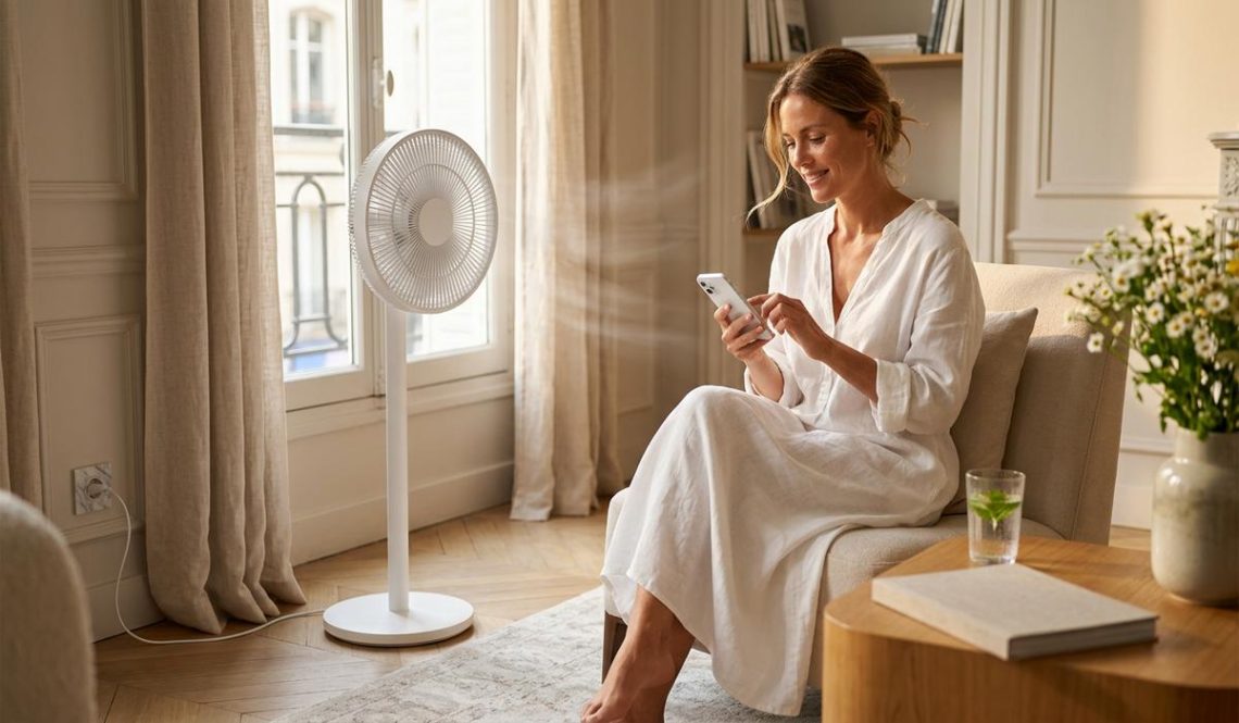 FreshMagazine - Fini la climatisation hors de prix : ces ventilateurs connectés testés à la rédaction rafraîchissent sans exploser la facture
