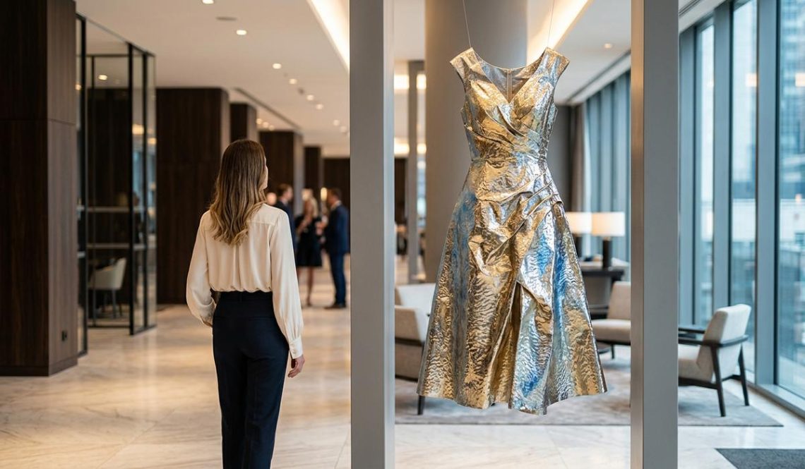 FreshMagazine - Au Pullman Paris La Défense, un artiste transforme ses sculptures en robes et envahit l'hôtel