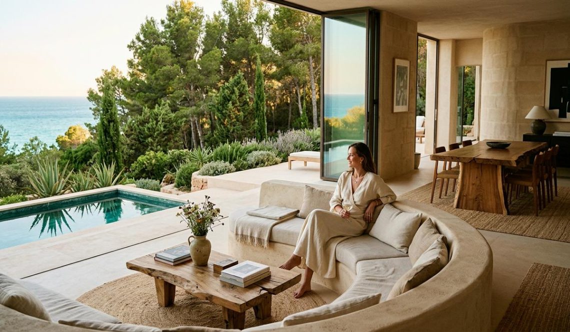 FreshMagazine - « Loin des contraintes urbaines » : cette villa enfouie dans la forêt d'Ibiza surplombe la mer depuis une zone désormais inconstructible