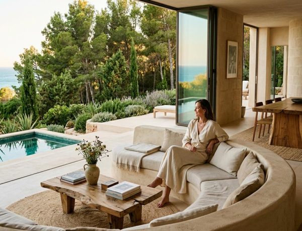 FreshMagazine - « Loin des contraintes urbaines » : cette villa enfouie dans la forêt d'Ibiza surplombe la mer depuis une zone désormais inconstructible