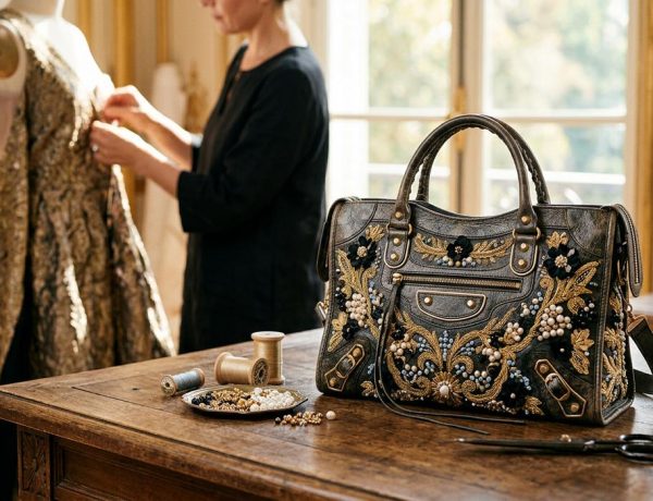 FreshMagazine - Le City Bag de Balenciaga s'offre un destin inédit sous les ors de la haute couture