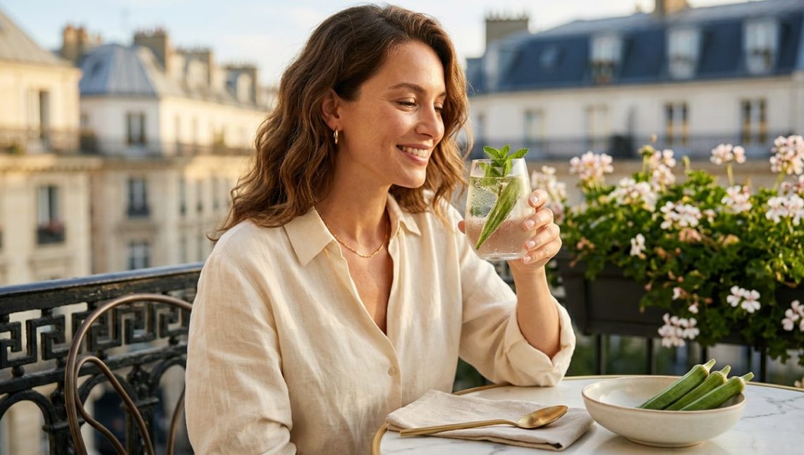 Cette eau de gombo promet d'hydrater la peau de l'intérieur, deux nutritionnistes tranchent enfin