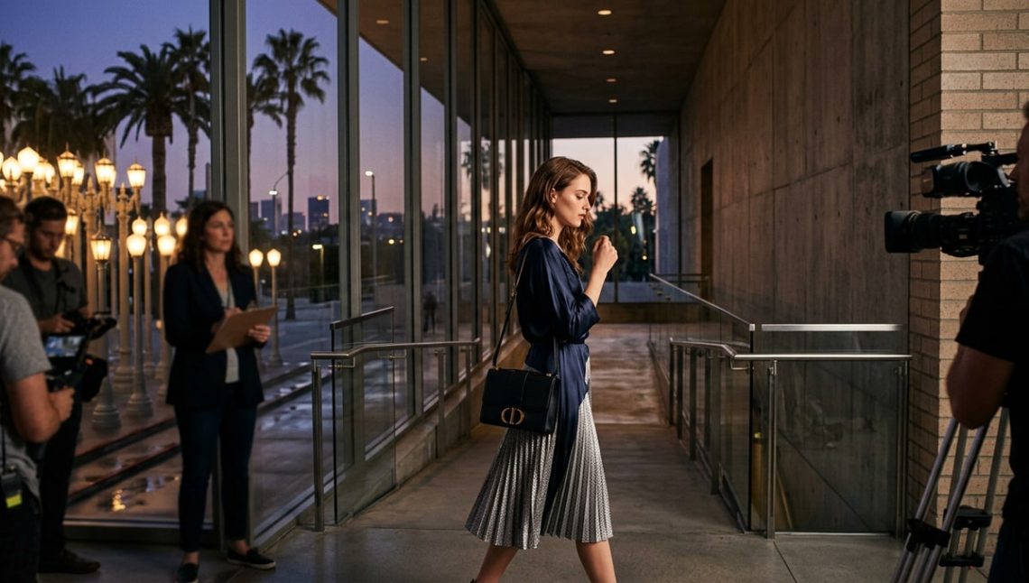 Au LACMA, Jonathan Anderson filme sa Croisière Dior 2027 comme un film noir hollywoodien
