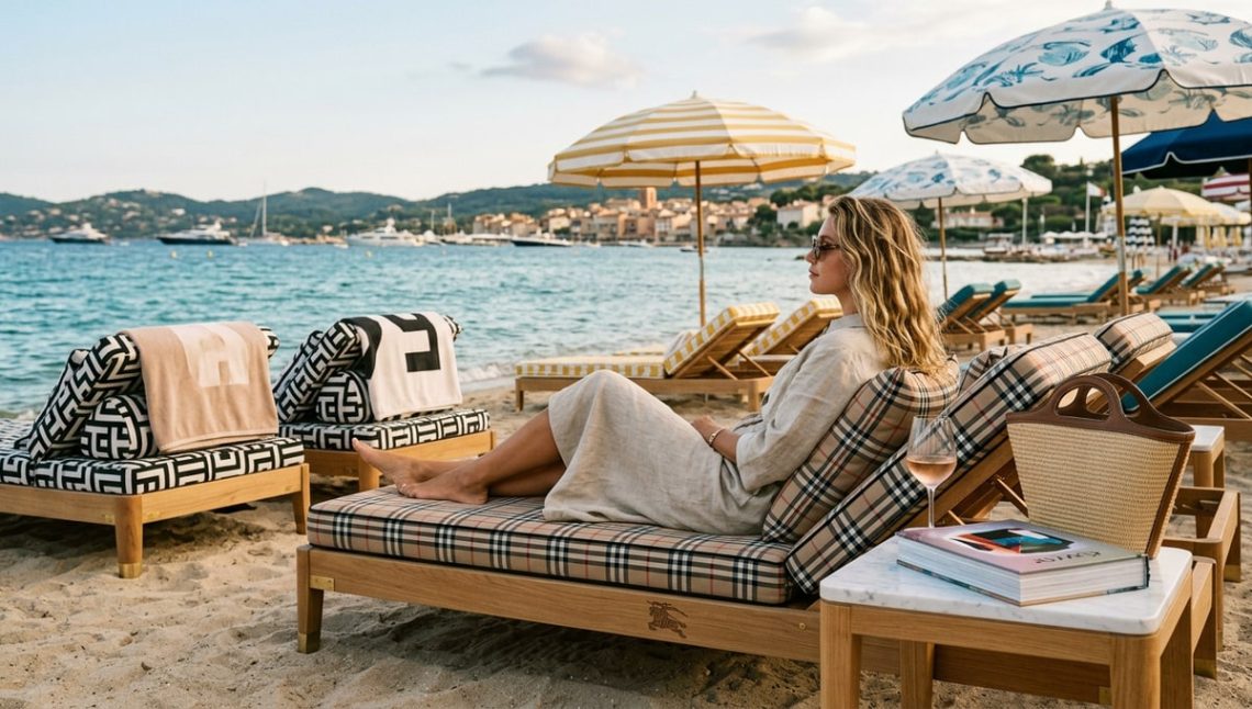 Burberry, Jacquemus, Dolce & Gabbana : les plages où les maisons de mode posent leurs transats cet été
