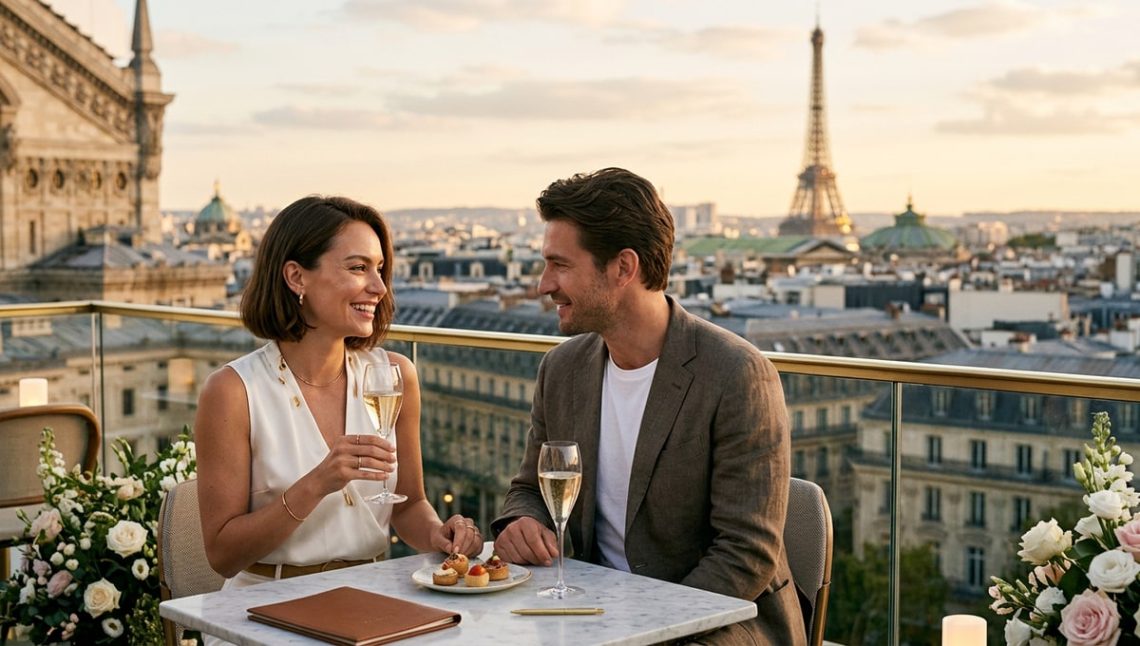 Sur le rooftop des Galeries Lafayette, Balcon Paris signe un panorama unique à Paris mais l'addition se paie aussi