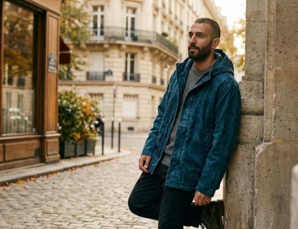 Stone Island dévoile sa veste teintée en pièce portée par Adrian Douzmanian pour l'automne-hiver 2026/2027
