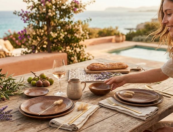 Chez Maisons du Monde, cette collection en grès brun signée Pomax passe à 20€ et sublime les tables d'été