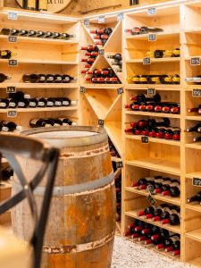 Cave à vin du restaurant