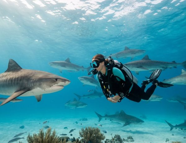 Aux Maldives, ils plongent avec 200 requins-tigres pour vivre le grand frisson