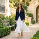 Kate Middleton adopte la jupe plissée blanche parfaite pour la rentrée 2026