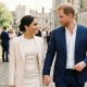 Meghan Markle porte les boucles d'oreilles de la princesse Diana au bras de Harry