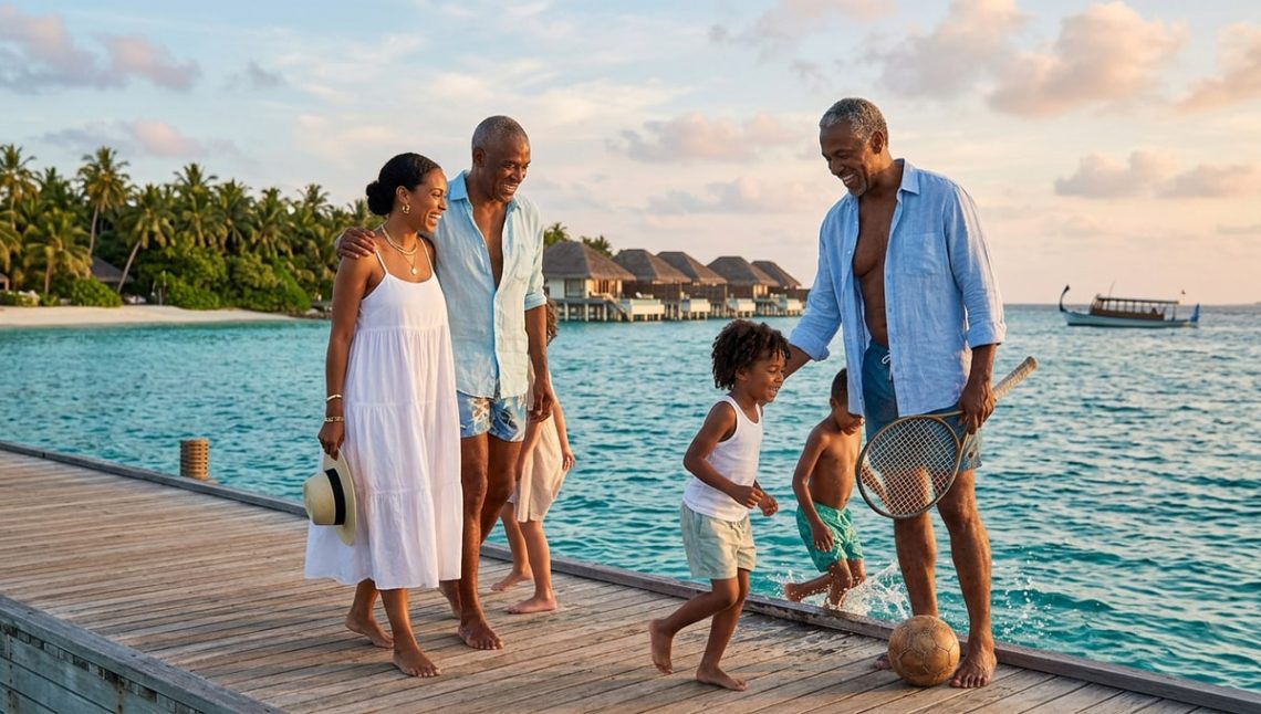 Aux Maldives, Four Seasons réunit des légendes du sport pour un été en famille