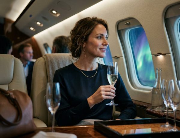 Ce vol privé à 30 000 pieds fait voler ses passagers au cœur des aurores boréales