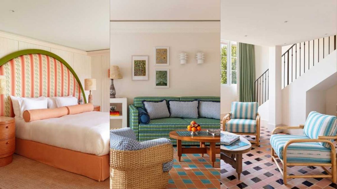 Au Byblos Saint-Tropez, Laura Gonzalez réinvente huit suites en bleu profond