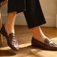 Ces ruched loafers marient le chic du mocassin au confort de la ballerine