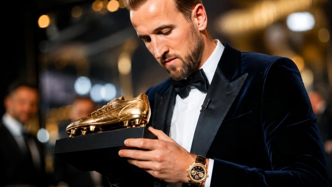 Harry Kane arbore une montre à près de 300 000 euros pour son Soulier d'or