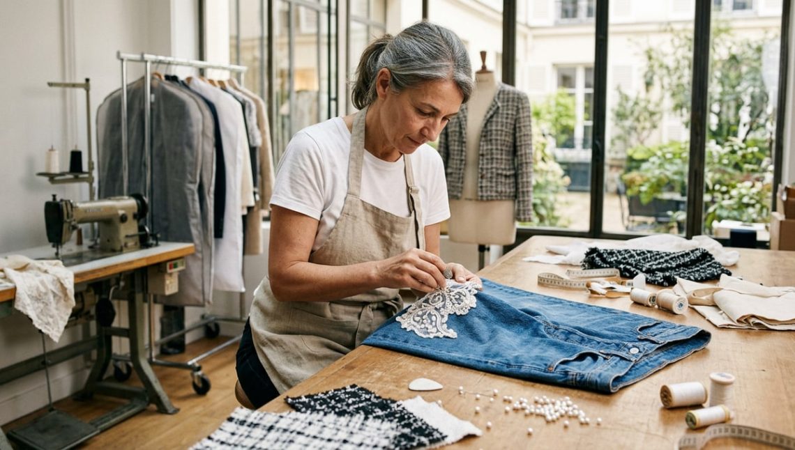 Le 501 de Levi's entre en Haute Couture grâce à une main venue de Chanel