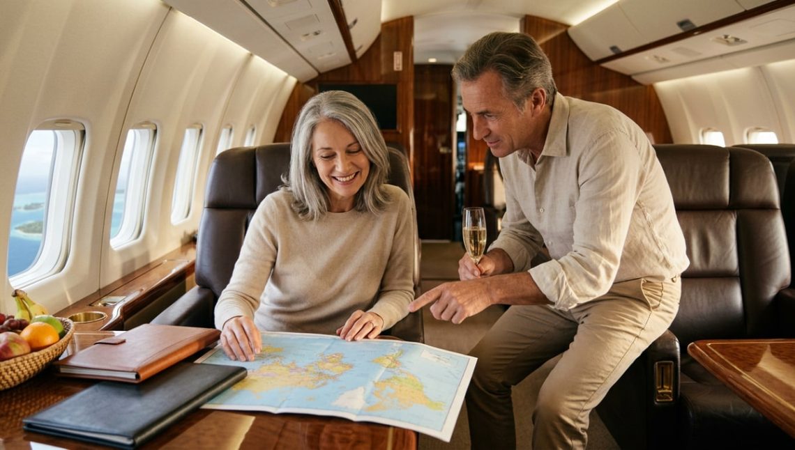 Ils s'offrent ce tour du monde de luxe à 68 900 euros dans un avion privatisé